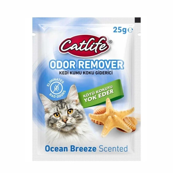 Catlife Okyanus Kokulu Kedi Kumu Koku Giderici 25 Gr ürün görseli 1
