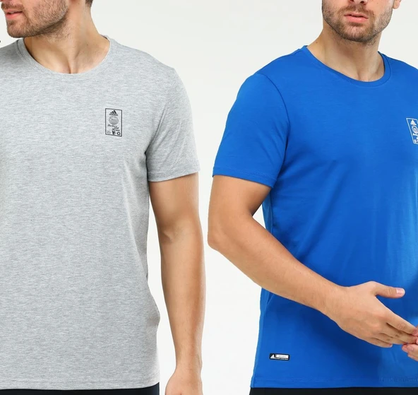 Adidas EF-4076 Erkek Battal Pamuk Cotton T-Shirt ürün görseli 1