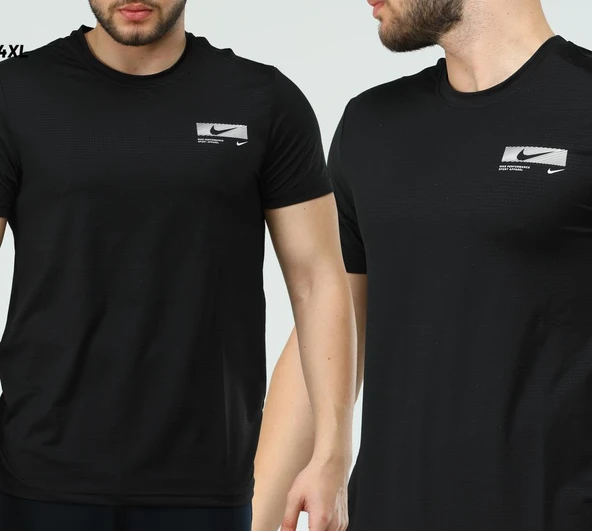 Nike EF-4226 Erkek Polyester Mesh Battal Beden T-Shirt ürün görseli 1