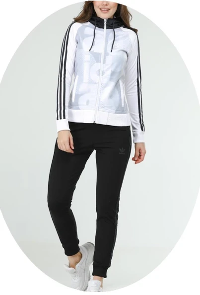 Adidas BA-2641 Bayan Polyester Eşofman Takımı - Resim 3