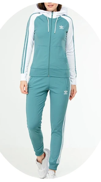 Adidas BA-2659 Bayan Polyester Eşofman Takımı - Resim 5