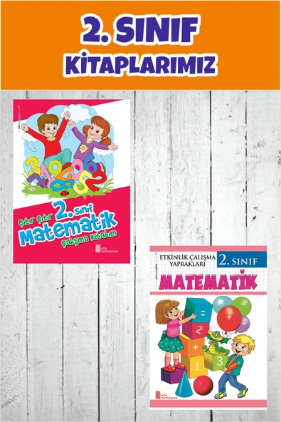 2.Sınıf Matematik Çalışma Kitabım+Etkinlik Çalışma Yaprakları ürün görseli 1
