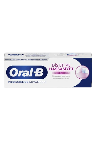 Oral-B Diş Eti Ve Hassasiyet Mükemmel Koruma Diş Macunu 50 ml ürün görseli 1