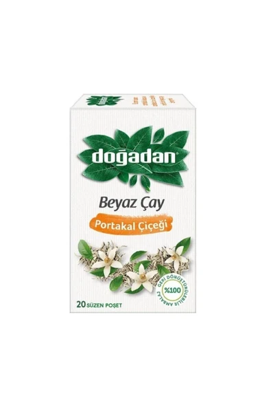 Doğadan Beyaz Çay Portakal Çiçeği 20'li Poşet ürün görseli 1