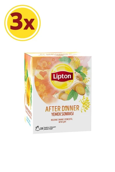 Lipton After Dinner Bardak Poşet Bitki Çayı X 3 Adet ürün görseli 1