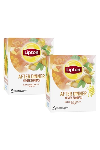 Lipton After Dinner Bardak Poşet Bitki Çayı 15'li X 2 Adet ürün görseli 1
