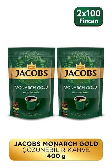 Jacobs Monarch Gold Granül Kahve 200 gram X 2 Adet ürün görseli 1