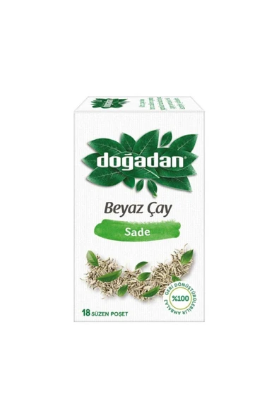 Doğadan 18'li Beyaz Çay (SADE) 1 Kutu ürün görseli 1