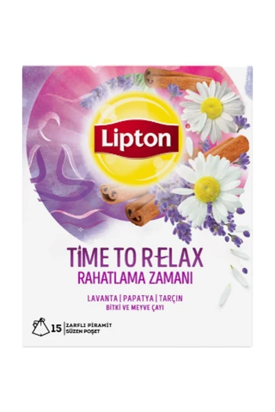 Lipton Time To Relax Bardak Poşet Bitki Çayı 15'li 22.5 gr ürün görseli 1