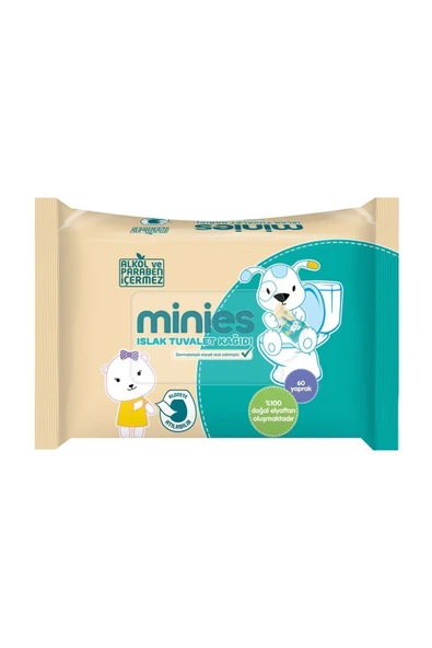 Minies Islak Tuvalet Kağıdı 60'Lı ürün görseli 1