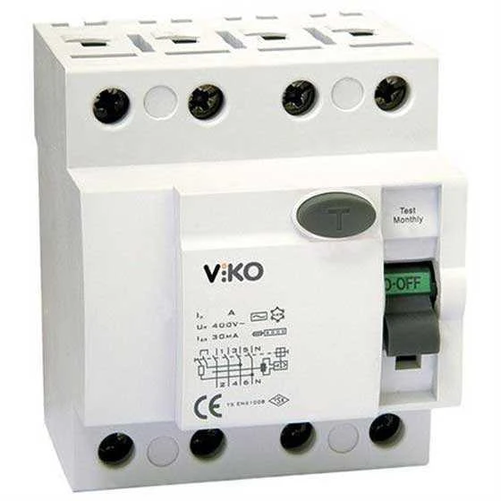 Viko 4*63A 30mA K.A.K.Rölesi ürün görseli 1
