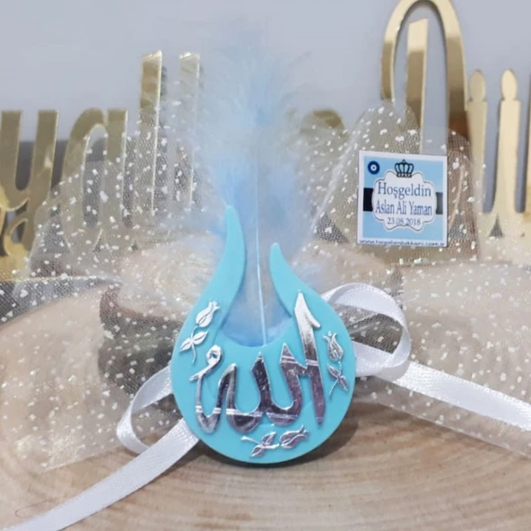 Renkli Lale Lafızlı Magnet Bebek Hediyelik(30 Adet) ürün görseli 1