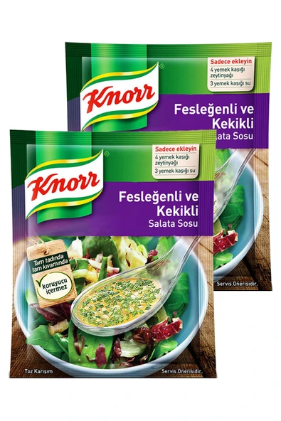Knorr Salata Sosu Fesleğenli Ve Kekikli 5x10 gr ürün görseli 1
