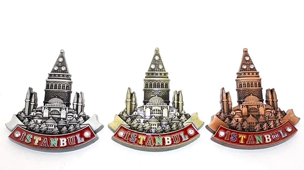 İstanbul Temalı Metal Magnet Alk3332 ürün görseli 1