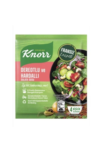 Knorr Dereotlu Ve Hardallı Salata Sosu 5x10 Gr ürün görseli 1