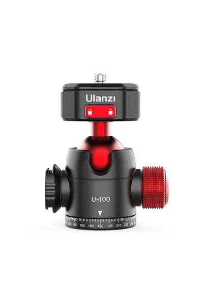 Ulanzi U-100 Pratik Ball Head Tripod Kafa - Resim 2