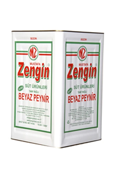 ZENGİN Tam Yağlı Beyaz Peynir Sert (Ekstra) 18 KG Teneke ürün görseli 1