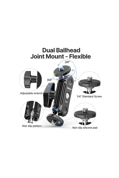 ulanzi R102 Ball Head Magic Arm Hareketli Kol - Resim 6