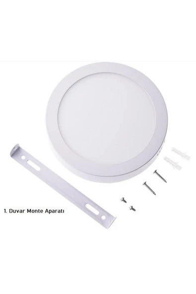 CATA 18 W SIVA ÜSTÜ LED ARMATÜR YUVARLAK GÜNIŞIĞI (CT-5233) ürün görseli 1