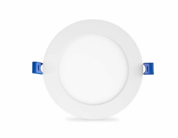 Ack 9w Beyaz Işık 6500k Slim Led Panel Yuvarlak Alüminyum AP01-00930 ürün görseli 1