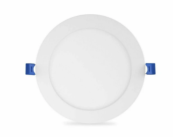 Ack 12w Beyaz Işık 6500k Slim Led Panel Yuvarlak Alüminyum AP01-01230 ürün görseli 1