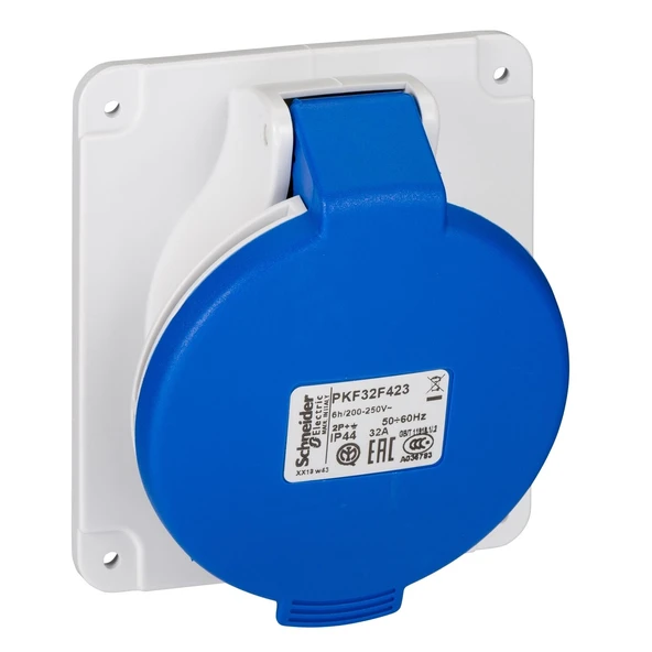 Schneider 3*32 Eğik Makina Prizi Vidalı IP44 PKF32F423 ürün görseli 1