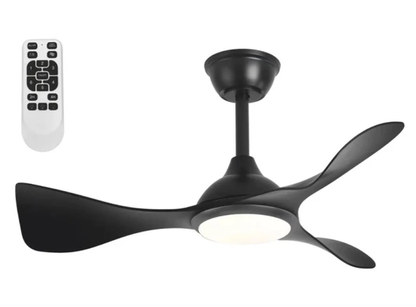 CATA ZÜRİH LED TAVAN VANTİLATÖR SESSİZ SİYAH (CT-3001) ürün görseli 1