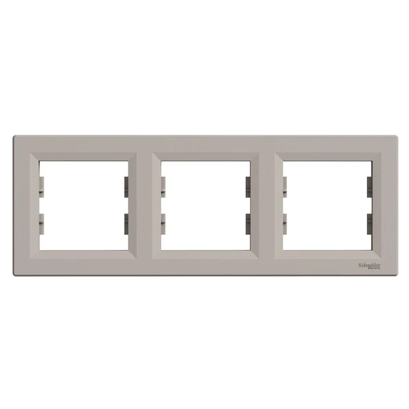 Schneider Asfora Plus Üçlü Çerçeve Bronz EPH5800369 ürün görseli 1