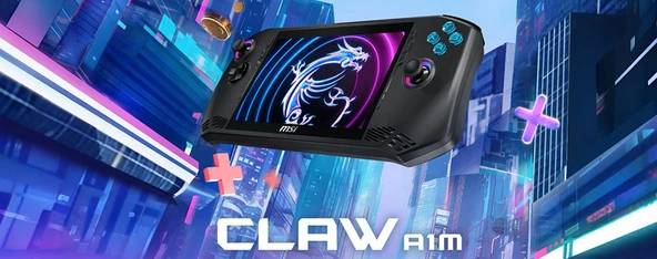 PTTAVM: MSI Claw A1M-089TR 1 TB SSD Oyun Konsolu