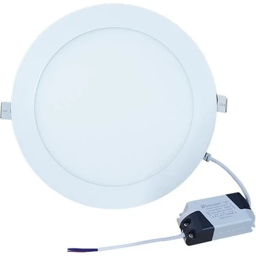Borled 12w Beyaz Işık Slim Led Panel 6500k Yuvarlak Alüminyum Kasa BL-S1-2012 ürün görseli 1