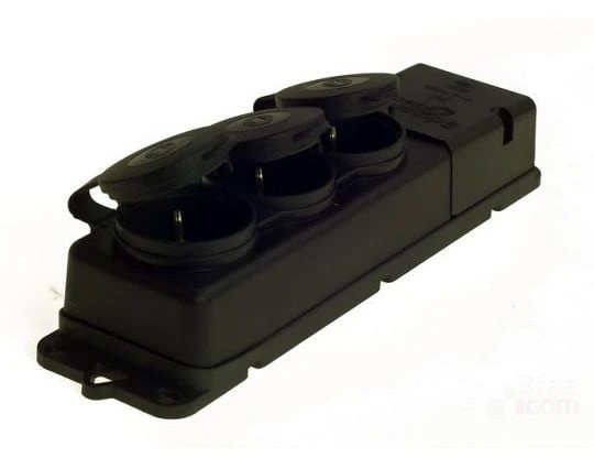Schneider Kauçuk 3lü Grup Priz 1*16A 3201-366-0301 ürün görseli 1