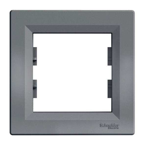 Schneider Asfora Plus Tekli Çerçeve Çelik EPH5800162 ürün görseli 1