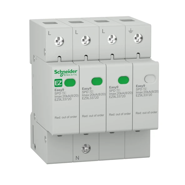 Schneider 3P+N 20kA Parafudr EZ9L33720 ürün görseli 1
