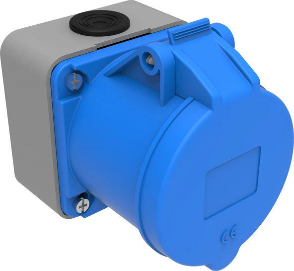 Bemis 3*32A IP44 Duvar Prizi BC1-3403-2510 ürün görseli 1