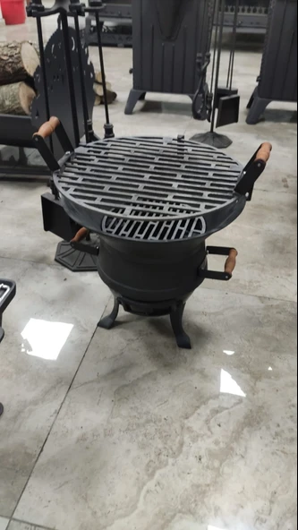 Flame Stove fs-402 Elips Mangal - Resim 3