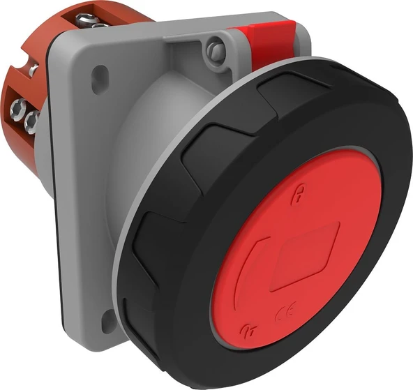 Bemis 5*125A  IP67 Eğik Makine Prizi BC1-6505-7420 ürün görseli 1