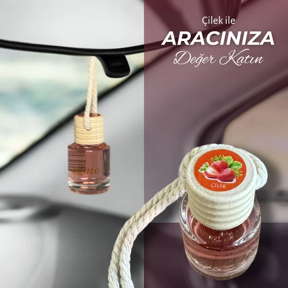 Çilek Bahçesi Oto Kokusu ile Aracınızda Taze ve Tatlı Bir Atmosfer Sağlayın Model ürün görseli 1