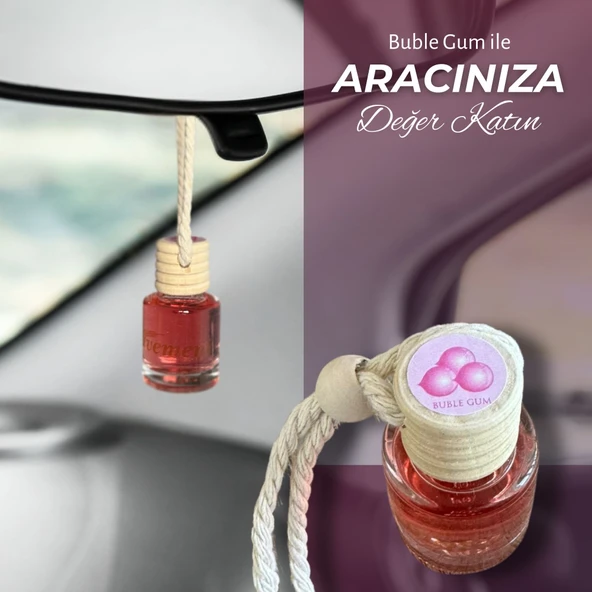 Bubblegum (SAKIZ) Tatlılığı Oto Kokusu ile Aracınızda Neşeli ve Enerjik Bir Atmosfer Yaratın Model ürün görseli 1