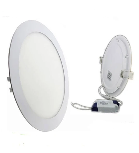 Borled 24w Beyaz Işık Slim Led Panel 4000k Yuvarlak Alüminyum Kasa BL-S1-2021 ürün görseli 1