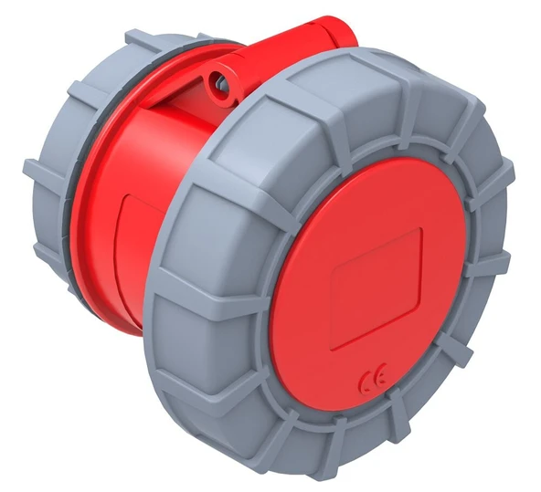 Bemis 5*32A IP67 Eğik Makine Prizi Somunlu BC1-3505-7440 ürün görseli 1