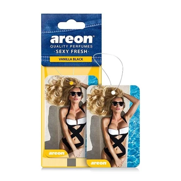 Sexy Fresh Vanilla Black Oto Araç Kokusu ürün görseli 1
