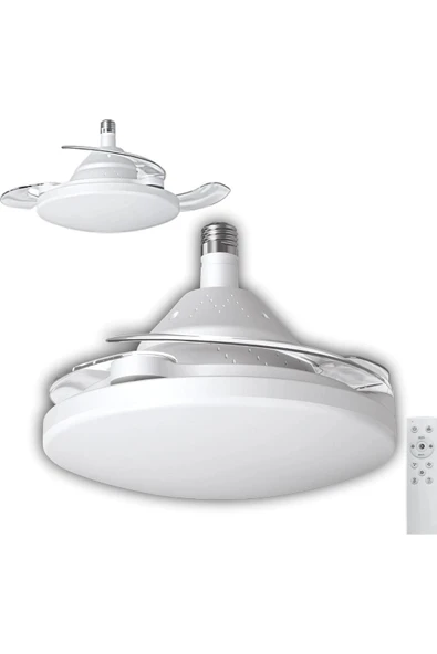 Cata Dolunay 3 Renk Yanma Modlu Kumandalı Dimlenebilir Fan Led Ampul Aydınlatma Ct-1156 ürün görseli 1