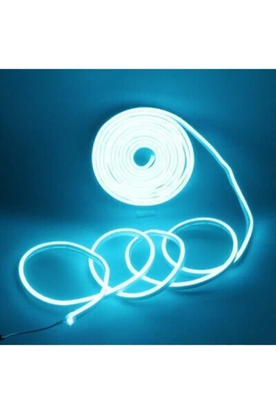Buz Mavisi Renk 12v Neon Led (5 METRE) ürün görseli 1