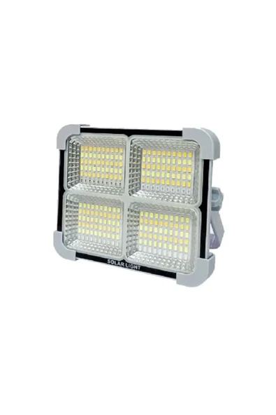 Cata Güneş Enerjili Solar 200w Led Projektör Taşınabilir Sarı Beyaz Ve Çakar Işık Lamba ürün görseli 1