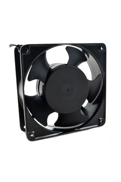 220v Fan 12cm Matal Demir Fan 120x120x38mm ürün görseli 1