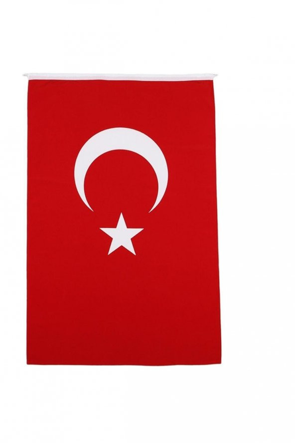 MMA DİJİTAL MAĞAZACILIK Türk Bayrağı Alpaka Kumaş 100x150cm. ürün görseli 1