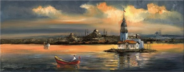 Lona İstanbul Kız Kulesi Kanvas Tablo ürün görseli 1