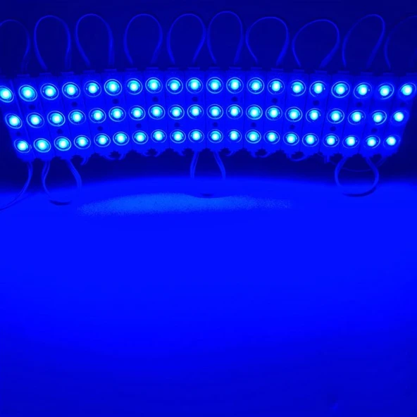 20 Adet 5 Watt MAVİ Işık IP65 Modül Led, 10 Adet Magnetli, Çok Kaliteli Kırmızı Işık Modül Led ürün görseli 1