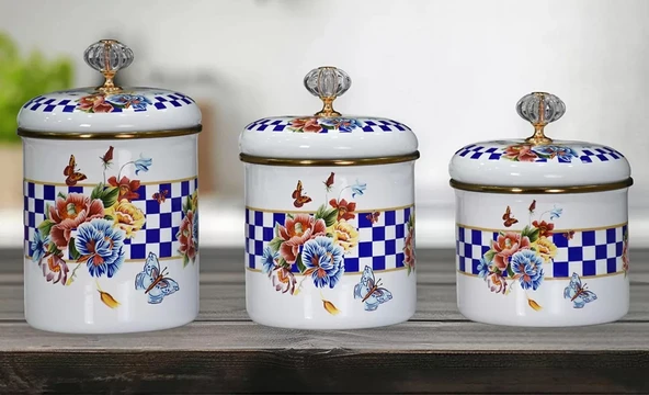 Pr Home Allegro Emaye 3'lü Baharatlık Set ürün görseli 1