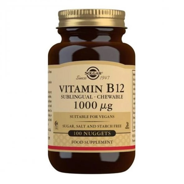 Vitamin B-12 1000 mcg 100 Tablet ürün görseli 1